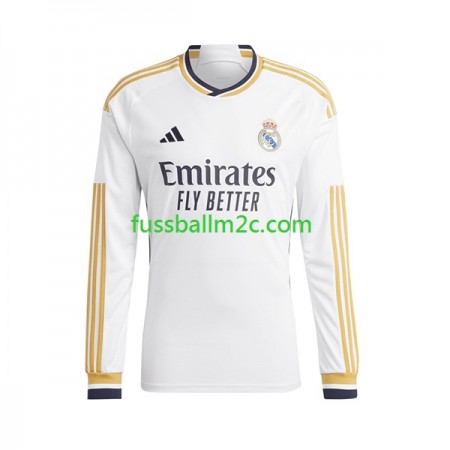 Fußballtrikots Real Madrid Heim Trikotsatz 2023-2024 Langarm